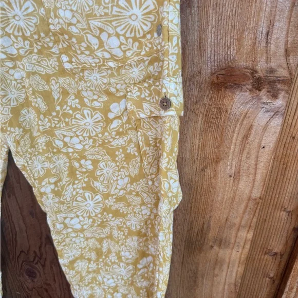 Roxy Yellow Wide Leg pants - Picture 4 of 5